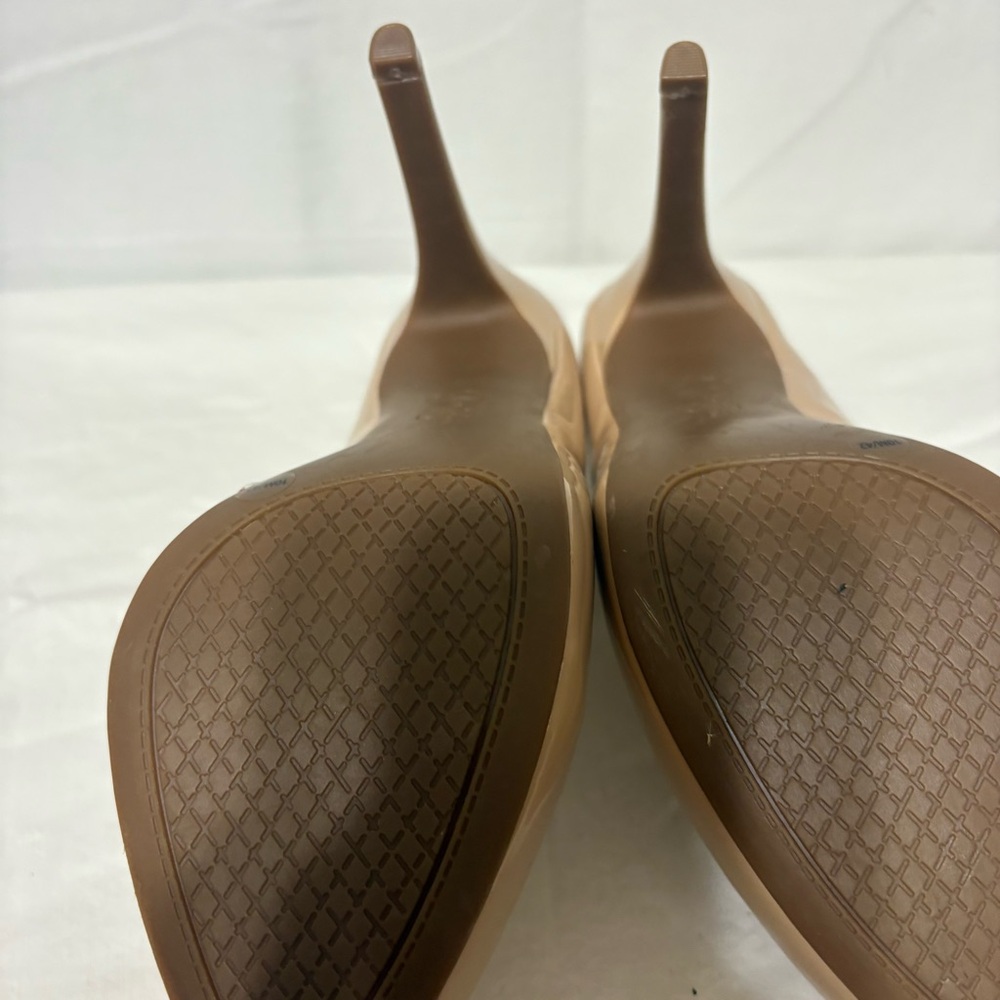 NWT Jessica Simpson Parisah Platform Pumps in a nude patent leather finish - Picture 7 of 11